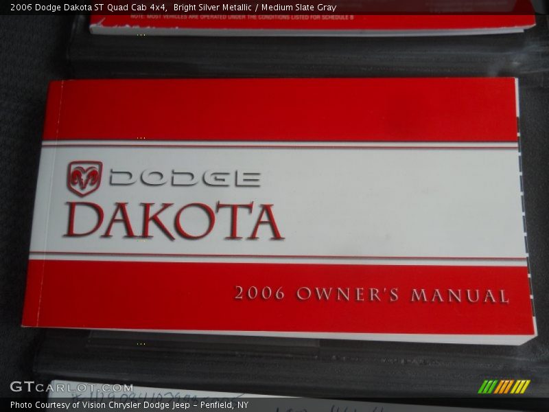 Bright Silver Metallic / Medium Slate Gray 2006 Dodge Dakota ST Quad Cab 4x4