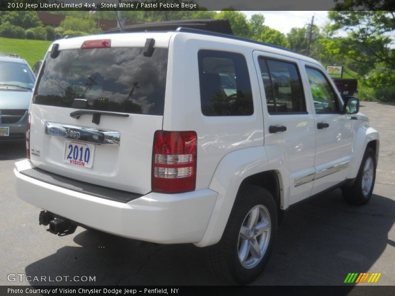 Stone White / Pastel Pebble Beige 2010 Jeep Liberty Limited 4x4