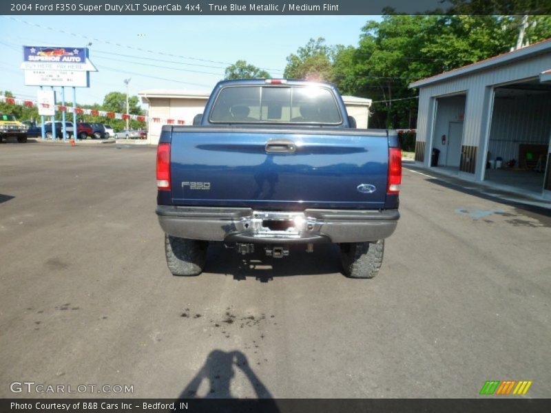 True Blue Metallic / Medium Flint 2004 Ford F350 Super Duty XLT SuperCab 4x4