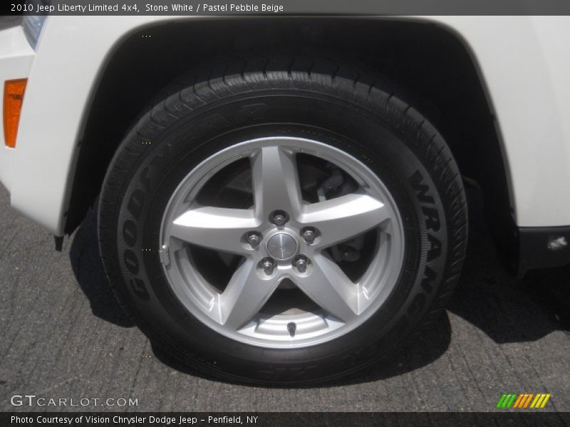 Stone White / Pastel Pebble Beige 2010 Jeep Liberty Limited 4x4