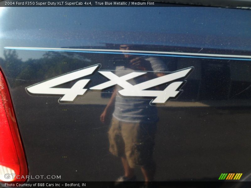 True Blue Metallic / Medium Flint 2004 Ford F350 Super Duty XLT SuperCab 4x4
