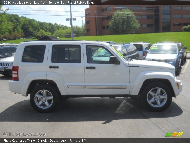 Stone White / Pastel Pebble Beige 2010 Jeep Liberty Limited 4x4