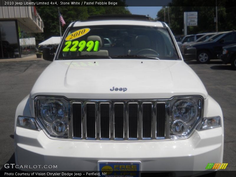 Stone White / Pastel Pebble Beige 2010 Jeep Liberty Limited 4x4