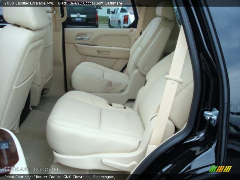 Black Raven / Cocoa/Light Cashmere 2008 Cadillac Escalade AWD