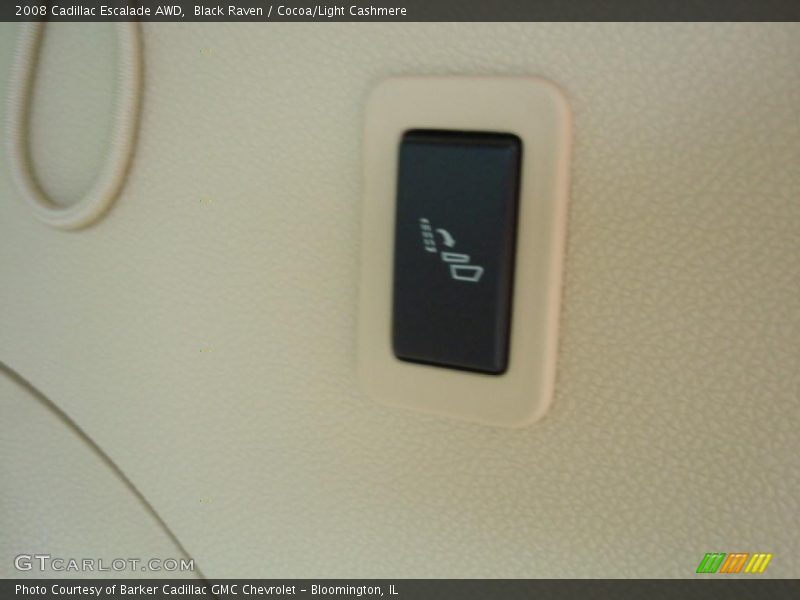Black Raven / Cocoa/Light Cashmere 2008 Cadillac Escalade AWD