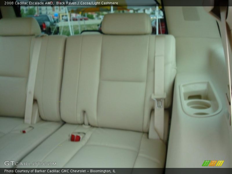 Black Raven / Cocoa/Light Cashmere 2008 Cadillac Escalade AWD