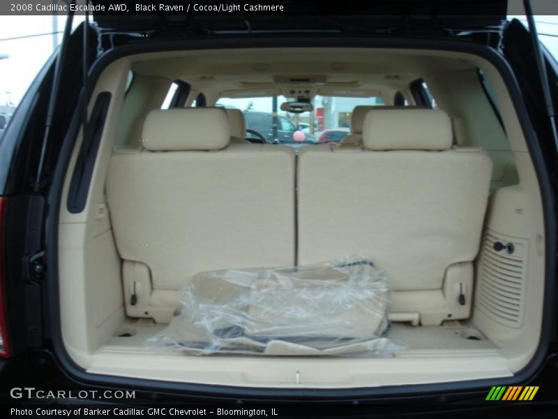 Black Raven / Cocoa/Light Cashmere 2008 Cadillac Escalade AWD