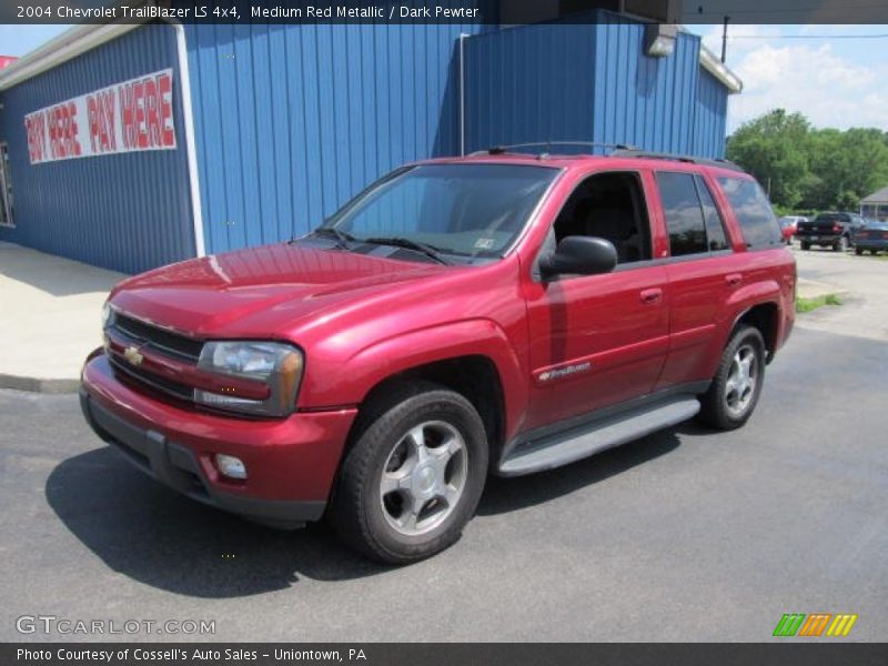 Medium Red Metallic / Dark Pewter 2004 Chevrolet TrailBlazer LS 4x4
