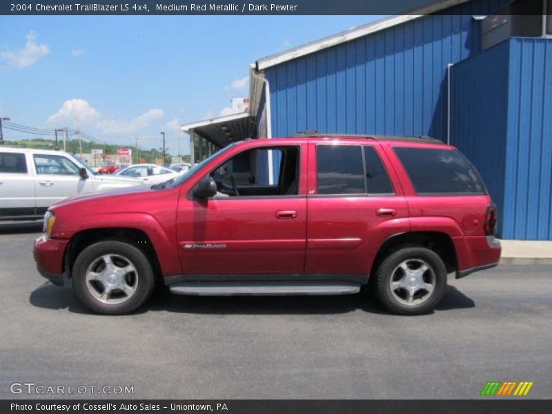 Medium Red Metallic / Dark Pewter 2004 Chevrolet TrailBlazer LS 4x4
