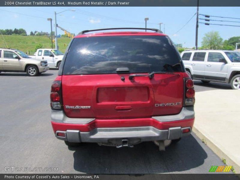 Medium Red Metallic / Dark Pewter 2004 Chevrolet TrailBlazer LS 4x4