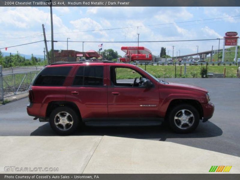 Medium Red Metallic / Dark Pewter 2004 Chevrolet TrailBlazer LS 4x4