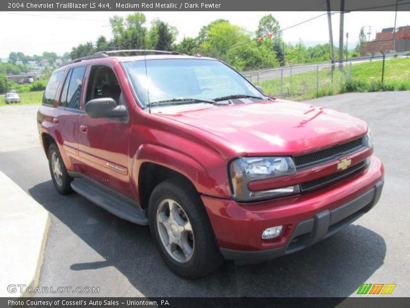 Medium Red Metallic / Dark Pewter 2004 Chevrolet TrailBlazer LS 4x4