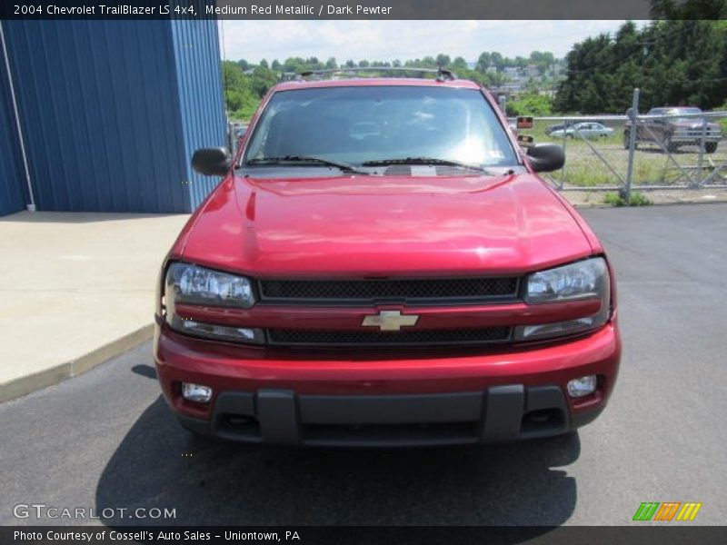 Medium Red Metallic / Dark Pewter 2004 Chevrolet TrailBlazer LS 4x4