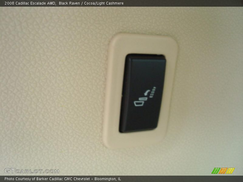 Black Raven / Cocoa/Light Cashmere 2008 Cadillac Escalade AWD