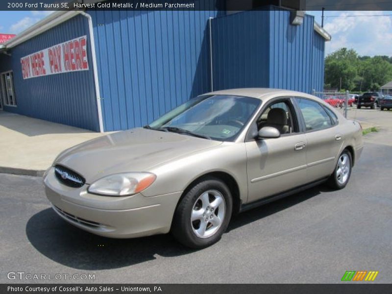 Harvest Gold Metallic / Medium Parchment 2000 Ford Taurus SE