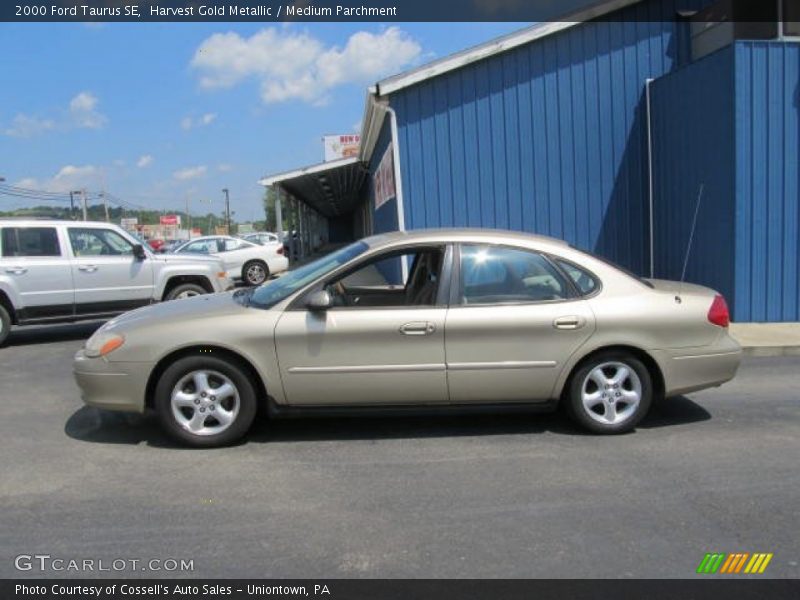Harvest Gold Metallic / Medium Parchment 2000 Ford Taurus SE