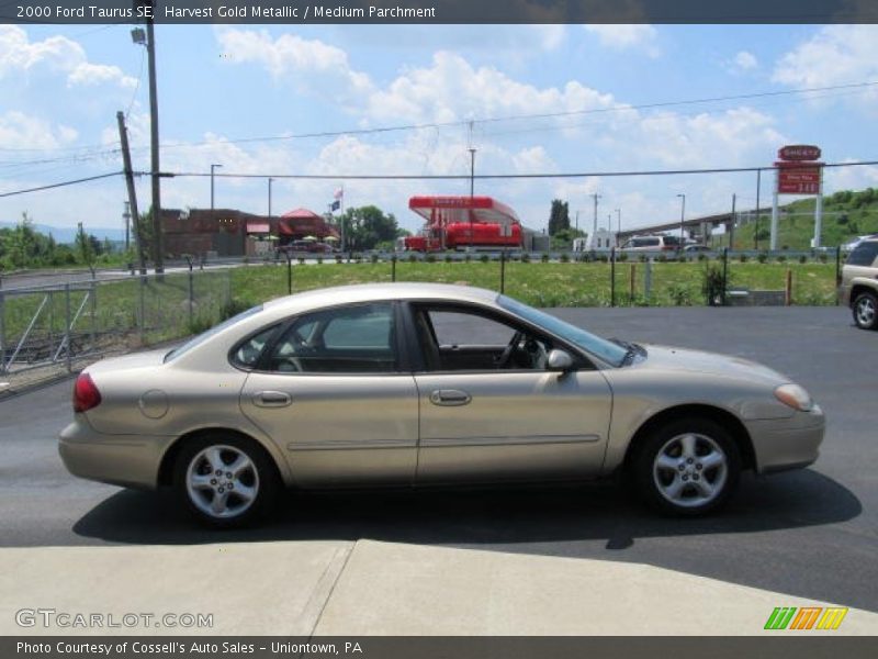 Harvest Gold Metallic / Medium Parchment 2000 Ford Taurus SE