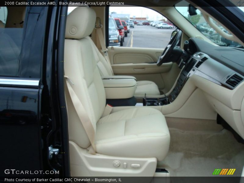 Black Raven / Cocoa/Light Cashmere 2008 Cadillac Escalade AWD