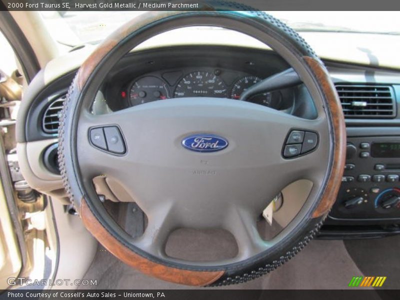 Harvest Gold Metallic / Medium Parchment 2000 Ford Taurus SE