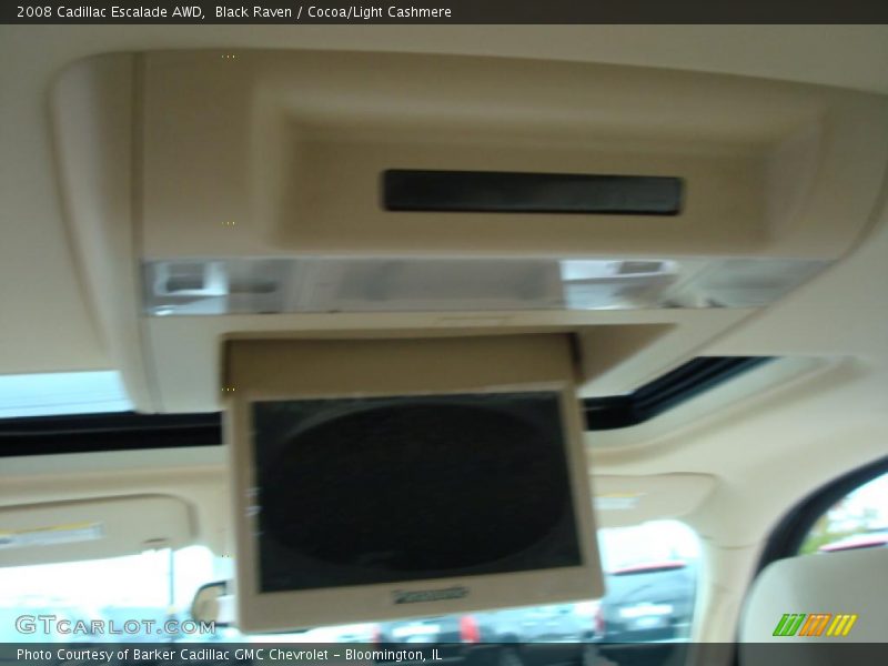 Black Raven / Cocoa/Light Cashmere 2008 Cadillac Escalade AWD