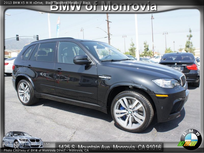 Black Sapphire Metallic / Black 2013 BMW X5 M M xDrive