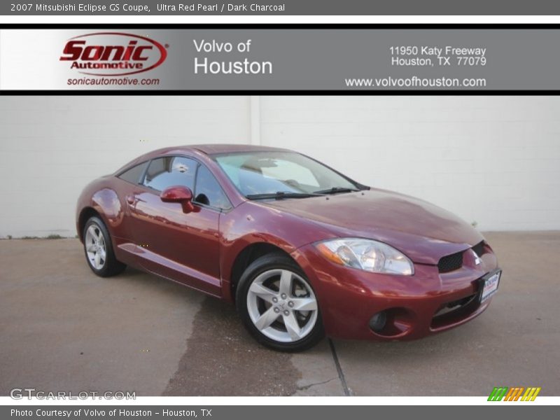 Ultra Red Pearl / Dark Charcoal 2007 Mitsubishi Eclipse GS Coupe