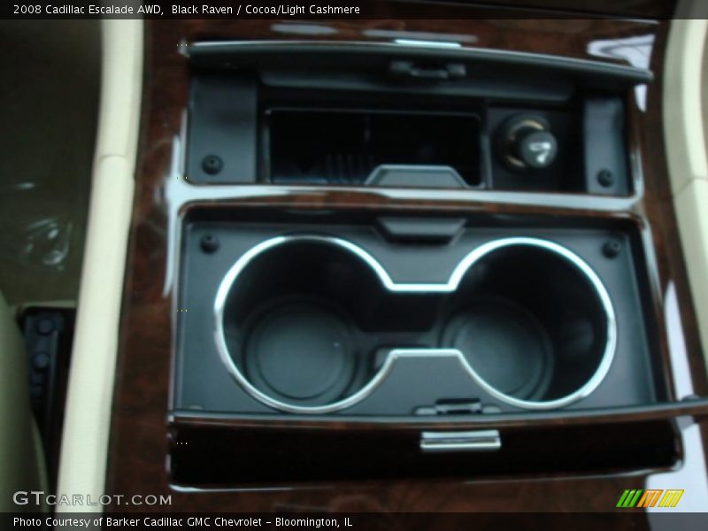 Black Raven / Cocoa/Light Cashmere 2008 Cadillac Escalade AWD