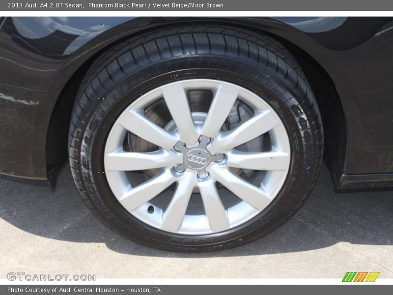 Phantom Black Pearl / Velvet Beige/Moor Brown 2013 Audi A4 2.0T Sedan