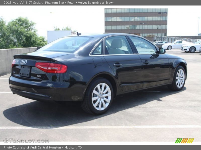 Phantom Black Pearl / Velvet Beige/Moor Brown 2013 Audi A4 2.0T Sedan
