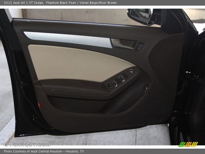 Phantom Black Pearl / Velvet Beige/Moor Brown 2013 Audi A4 2.0T Sedan