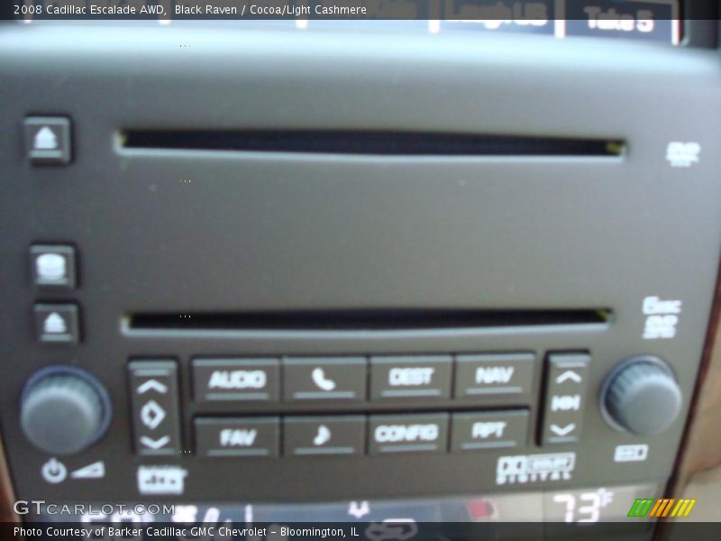 Black Raven / Cocoa/Light Cashmere 2008 Cadillac Escalade AWD