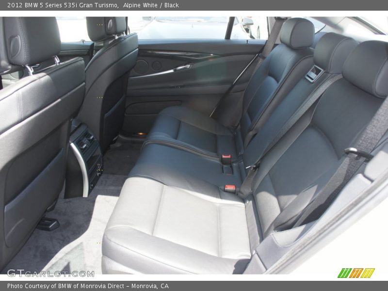 Alpine White / Black 2012 BMW 5 Series 535i Gran Turismo