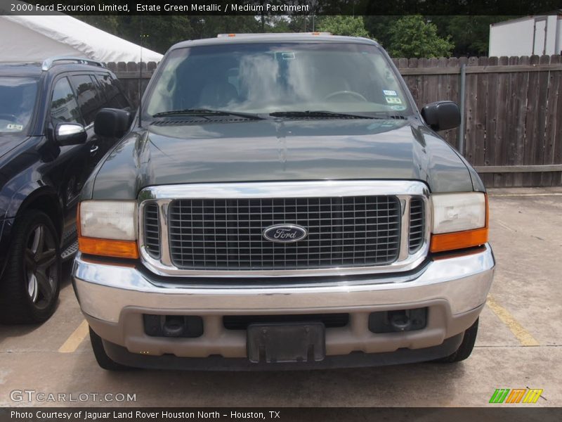 Estate Green Metallic / Medium Parchment 2000 Ford Excursion Limited
