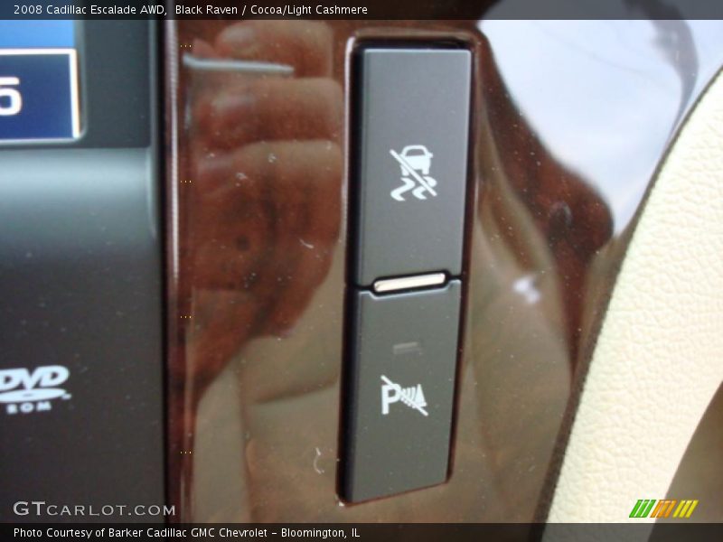 Black Raven / Cocoa/Light Cashmere 2008 Cadillac Escalade AWD