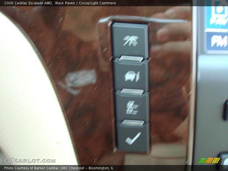 Black Raven / Cocoa/Light Cashmere 2008 Cadillac Escalade AWD