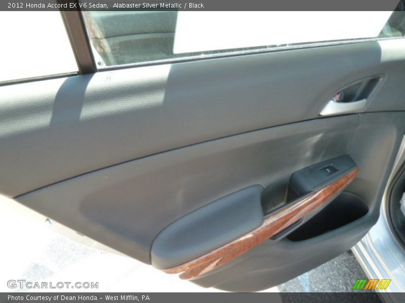 Alabaster Silver Metallic / Black 2012 Honda Accord EX V6 Sedan