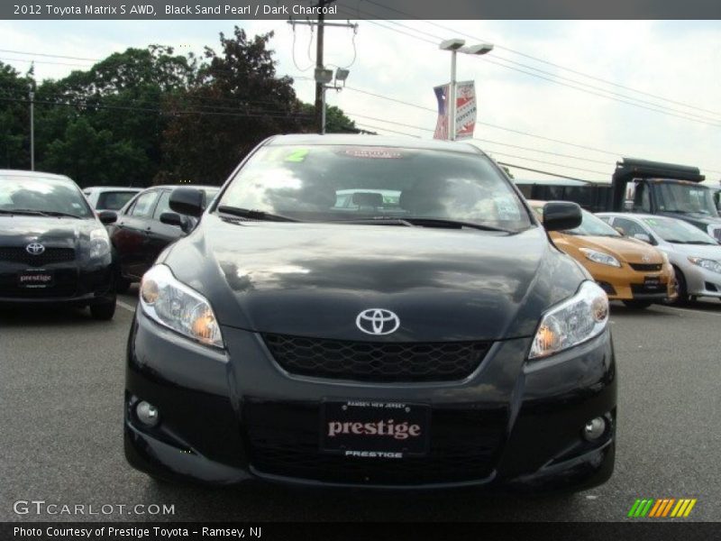 Black Sand Pearl / Dark Charcoal 2012 Toyota Matrix S AWD