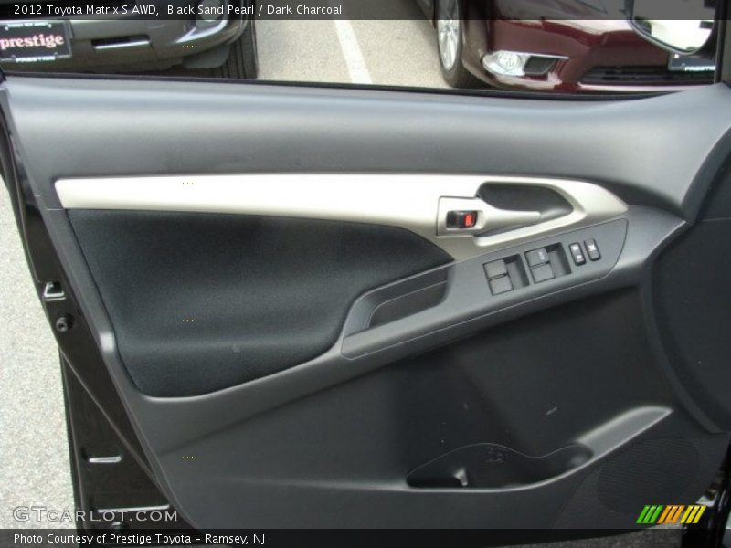 Black Sand Pearl / Dark Charcoal 2012 Toyota Matrix S AWD