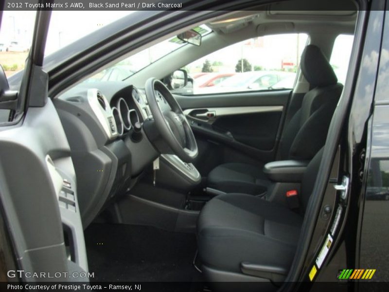 Black Sand Pearl / Dark Charcoal 2012 Toyota Matrix S AWD