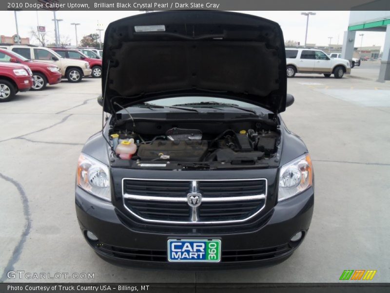 Brilliant Black Crystal Pearl / Dark Slate Gray 2010 Dodge Caliber Uptown