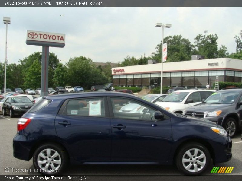 Nautical Blue Metallic / Ash 2012 Toyota Matrix S AWD