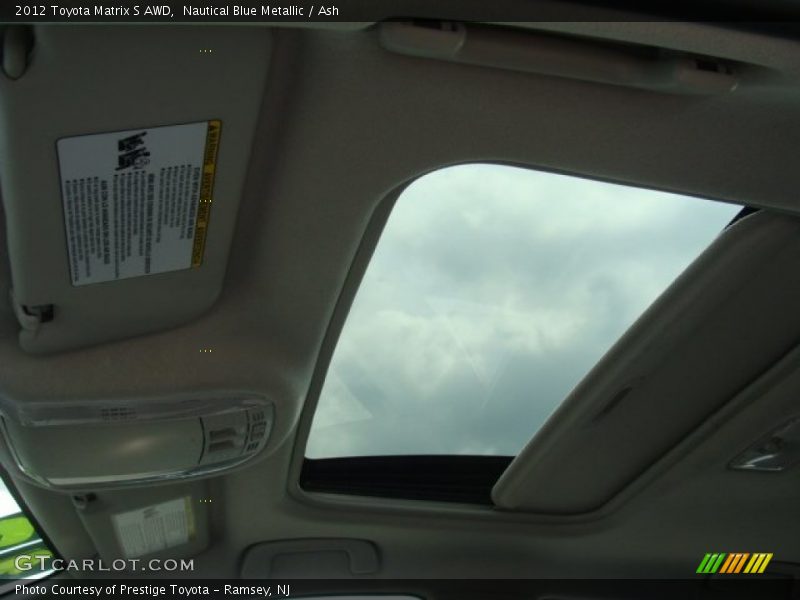 Nautical Blue Metallic / Ash 2012 Toyota Matrix S AWD