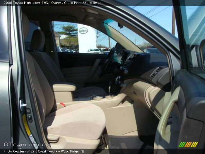 Cypress Green Pearl / Sand Beige 2008 Toyota Highlander 4WD