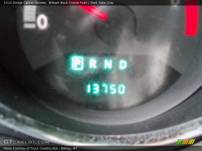 Brilliant Black Crystal Pearl / Dark Slate Gray 2010 Dodge Caliber Uptown