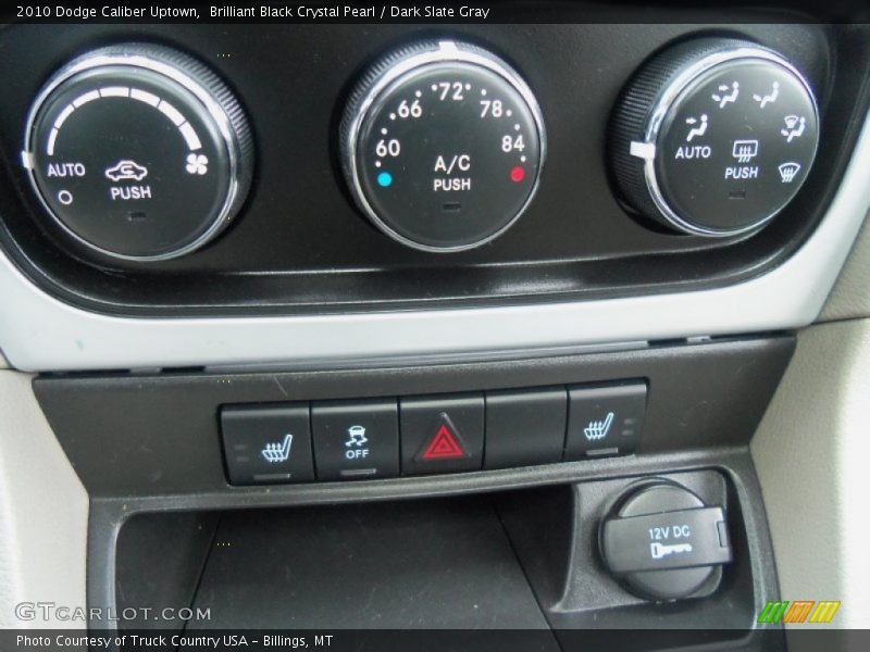 Brilliant Black Crystal Pearl / Dark Slate Gray 2010 Dodge Caliber Uptown