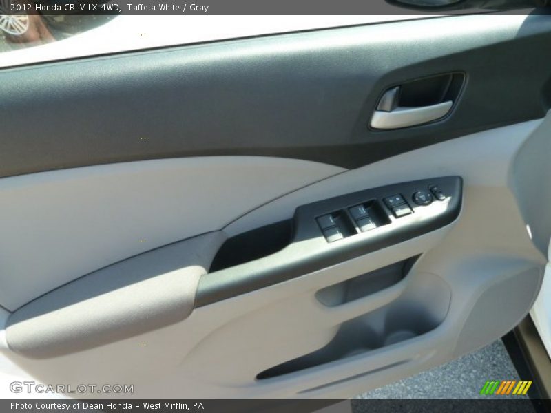 Taffeta White / Gray 2012 Honda CR-V LX 4WD
