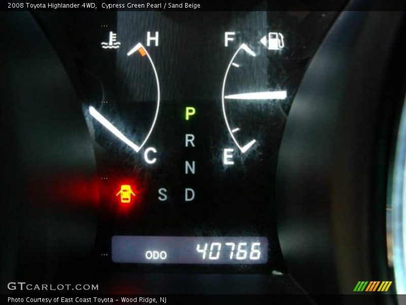 Cypress Green Pearl / Sand Beige 2008 Toyota Highlander 4WD