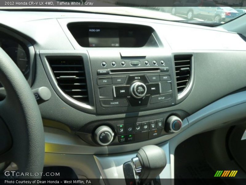 Taffeta White / Gray 2012 Honda CR-V LX 4WD