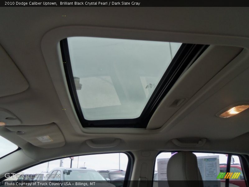 Brilliant Black Crystal Pearl / Dark Slate Gray 2010 Dodge Caliber Uptown