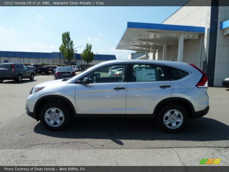 Alabaster Silver Metallic / Gray 2012 Honda CR-V LX 4WD